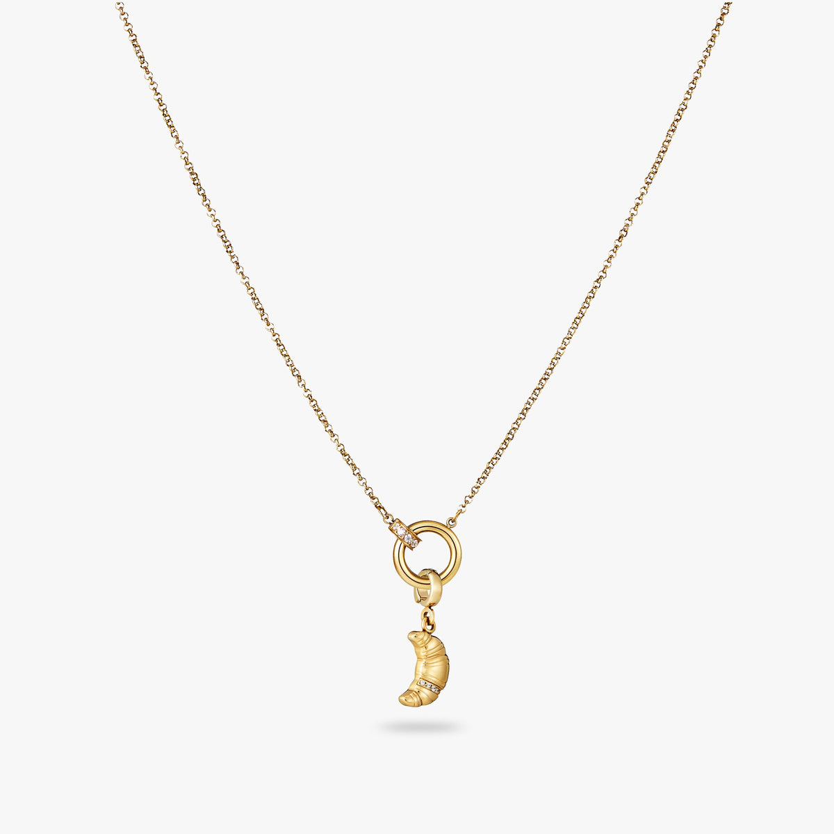 Kette Abby mit Anhänger Croissant von Ave Sogno